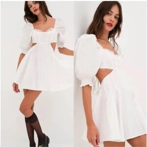 For Love And Lemons Arya Dress White